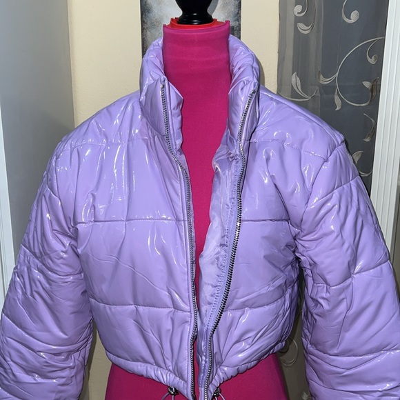 New lavender Puffer Jacket - Picture 3 of 12